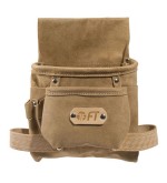 Borsa 'america' in pelle scamosciata