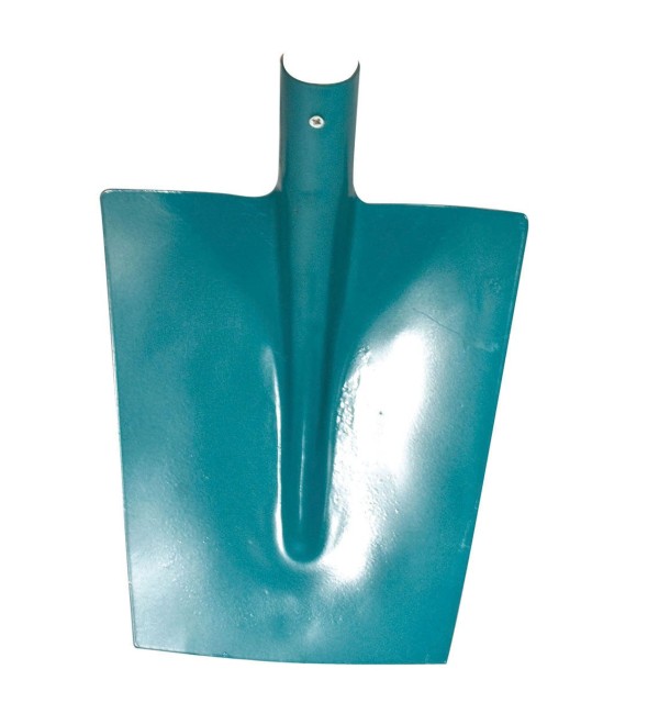 Badile punta quadra azzurro senza manico