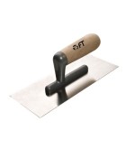 Fratt. acciaio liscio man. legno 80x200 mm