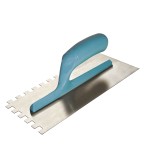 Fratt.acciaio liscio manico pvc 120x280 mm