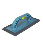 Frattazzo in caucciu' grigio 250x110 mm
