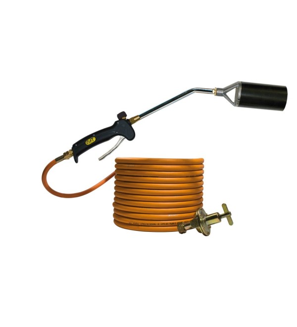 Cannello 'vulcano' tubo gomma 10 m standard