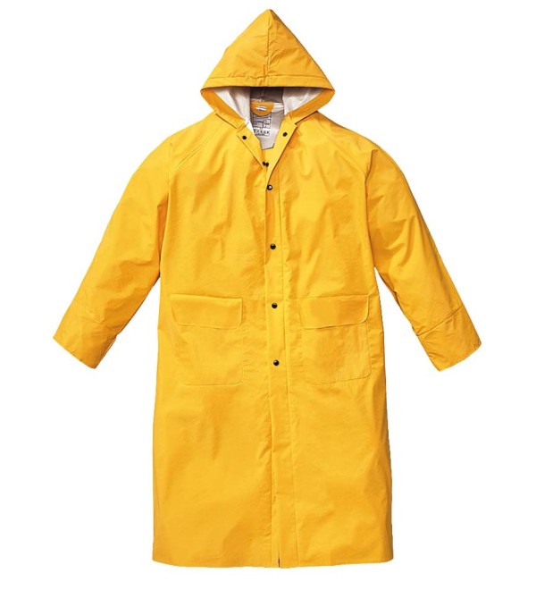 Impermeabile cappotto pvc giallo tg. l