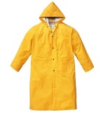 Impermeabile cappotto pvc giallo tg. l