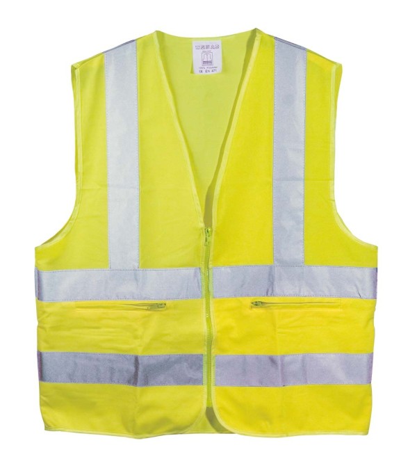 Corpetto giallo fluorescente tg.xl