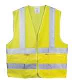 Corpetto giallo fluorescente tg.xl