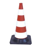 Cono spartitraffico gomma h.50