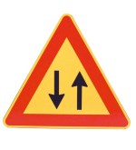 Triangolo doppio senso circolazione