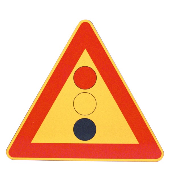 Triangolo indicatore di semaforo
