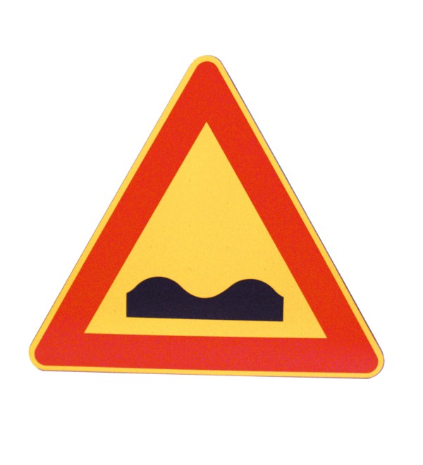 Triangolo indicat. di strada deformata