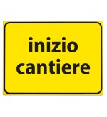 Cartello inizio cantiere 60x40cm