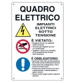 Cartello quadro elettrico 43x68 cm