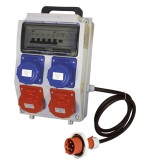 Quadro portat. 2 prese 220 v  2 prese 380 v  ip67