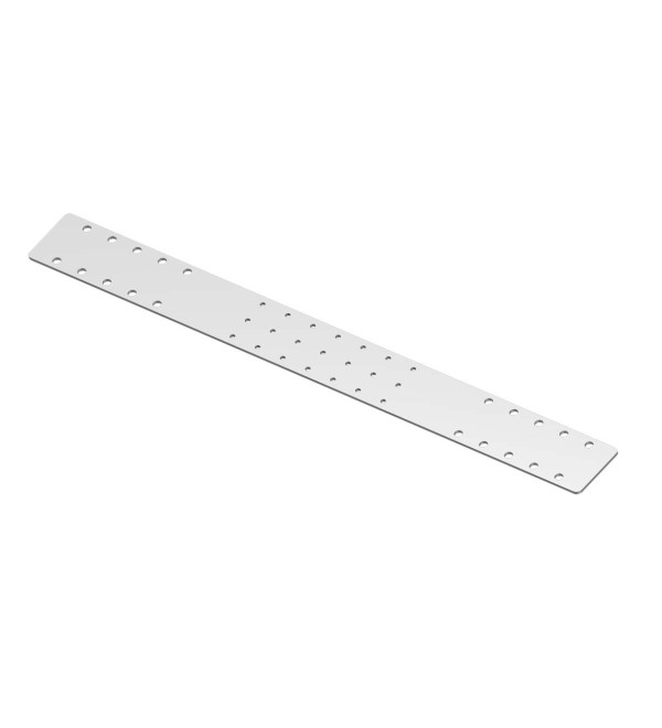 Piastra registro per gancio sottotegola 110x11 cm