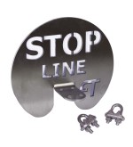 Fermo inox per interruzione tratta 'stop line'