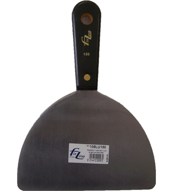 Professionelle Edelstahl-Spatel Dim. 150 mm Klinge