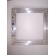 Trampilla de inspección d para placas de yeso en aluminio con sistema de apertura push-pull Chiusure2 60 x 80