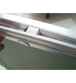 D inspection hatch for plasterboard in aluminium with push-pull opening System x 20 Chiusure2