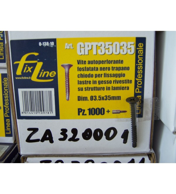 Self-drilling screws drill Tip 3.5 x 35 1000 pieces