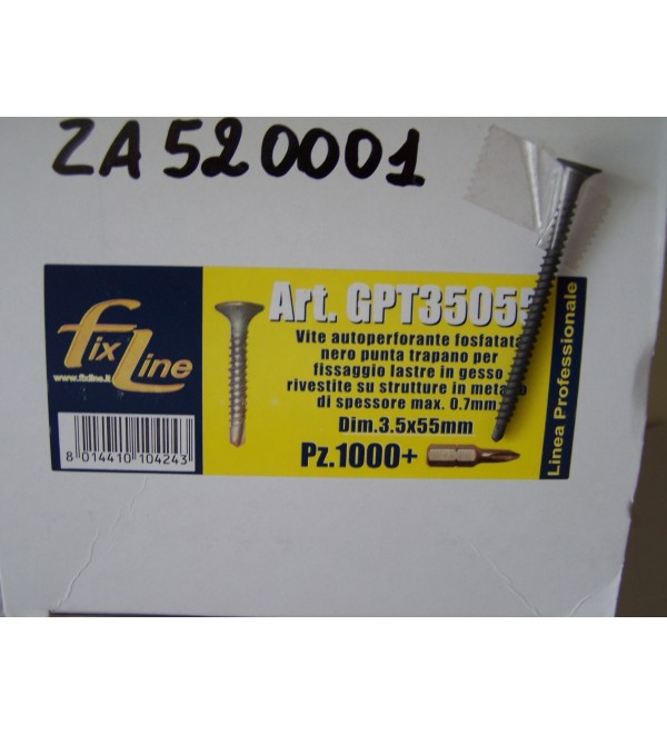 Self-drilling screws drill Tip 3.5 x 55 1000 pieces