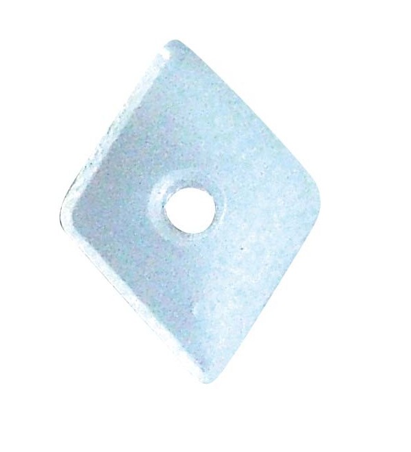 Rondella romboidale polietilene 27x27 mm
