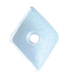 Rondella romboidale polietilene 27x27 mm