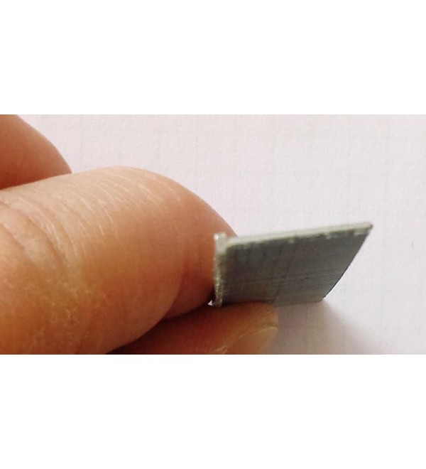 Plat de remplacement fil trombones et clous taille 1,2 mm Dim BxD (homonymie). Pièces de 14 mm 1000 L