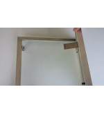 D inspection hatch for plasterboard in aluminium with push-pull opening System x 20 Chiusure2