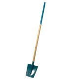 Badile punta quadra azzurro senza manico