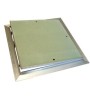Botola dispezione per cartongesso in alluminio con sistema di apertura push pull 40x40 Chiusure2