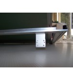 Botola d'ispezione per cartongesso in alluminio + cartongesso con sistema di apertura push pull 40x40 Chiusure2