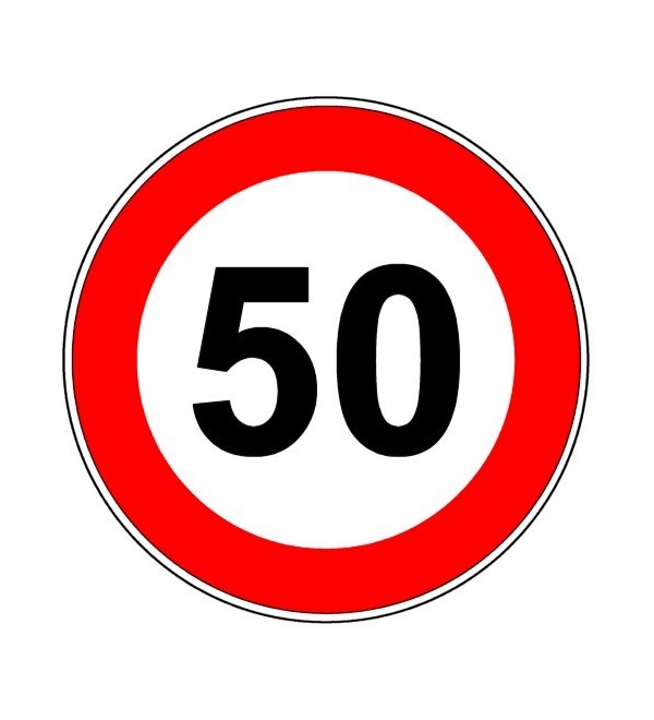 Disco limite velocita' 50 km/h