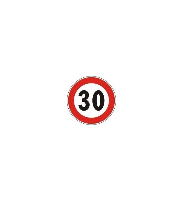 Disco limite velocita' 30 km/h