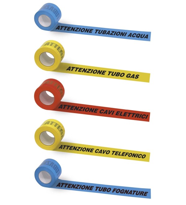 Nastro di segnal. tubo gas