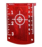 Squadretta magnetica per laser Rosso