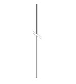 Pendino dritto Ø 2mm Lunghezza 100mm  50 pezzi