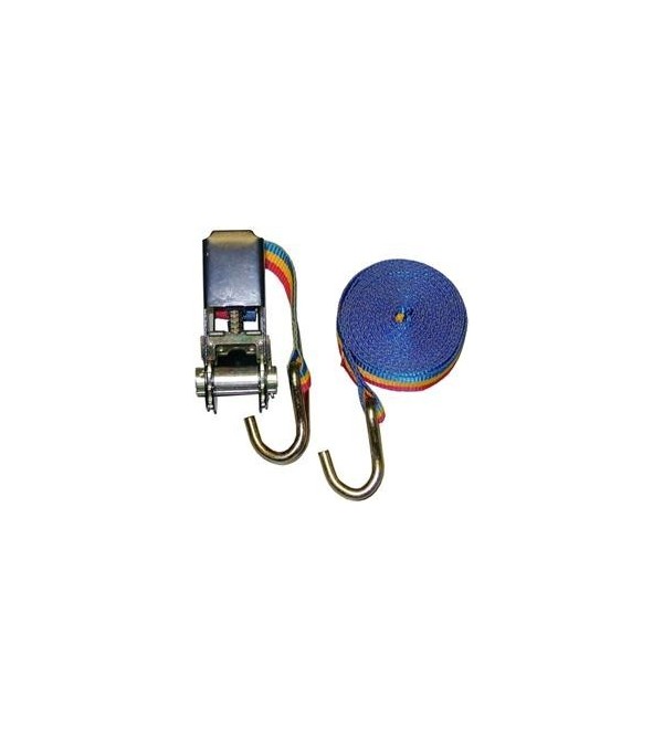 Sistema di ancoraggio con cricchetto tensionatore e gancio ad uncino