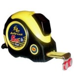 Flessometro gommato antiscivolo professionale con magneti Lunghezza 3 mt. Larghezza 19 cm