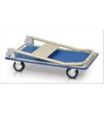 Carrello portatutto con manico richiudibile Portata  150Kg. Ruote Ø 10cm