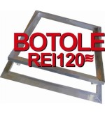 Botola dispezione per cartongesso in lamiera preverniciata bianca, con sistema di apertura push pull 20x20 Chiusure2
