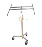 Carrello alzalastre telescopico a cremagliera professionale