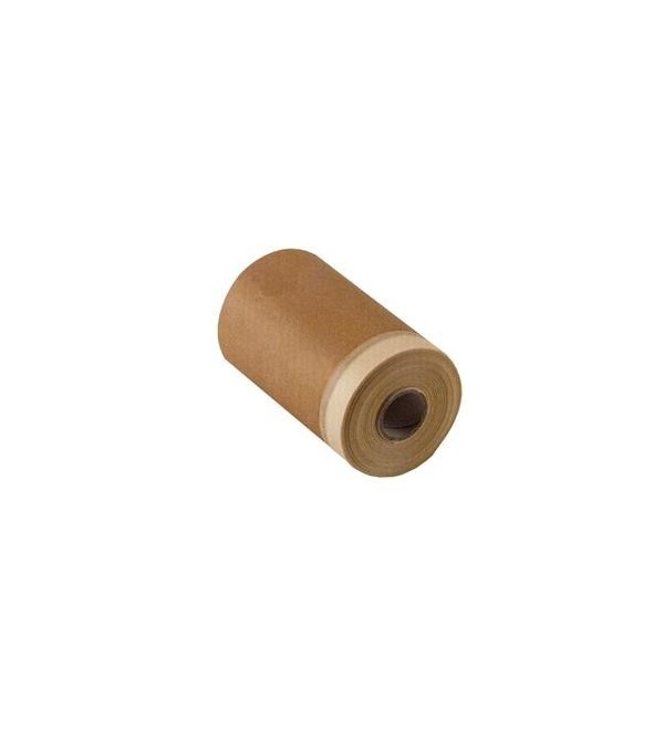 Carta per maschera con nastro adesivo, H 18 cm, L 20 Mt., Piegata a 10 cm,