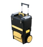 Set mobile "2 in 1"con tasca esterna in tessuto con ruote 47x30x62 cm 1pezzi