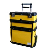Set mobile "2 in 1" in metallo con ruote 50x25x67cm