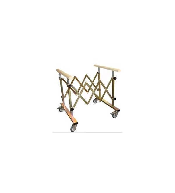 Cavalletto pieghevole multifunzione con ruote  Altezza 80cm