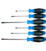 Cacciaviti set in blister da 6 pezzi (3 taglio Flat+3 taglio Phillips)