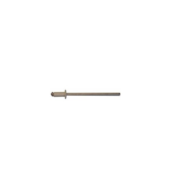 Rivetto alluminio verniciato  3,2x8 Nero  100 pezzi