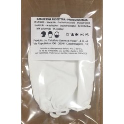 Mascherina filtrante batteriostatica - 2 pezzi
