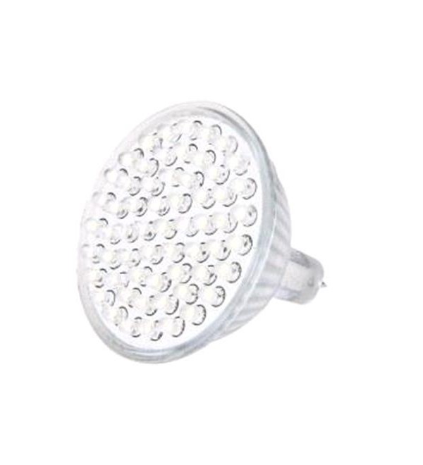 Lampada led 3W 12V per faretto Luce Blu, Fascio di luce 60°,