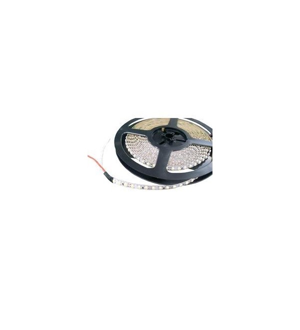 Striscia a led 9.6W 12V 5mt. (120 Led/mt.) Luce Bianca Calda,